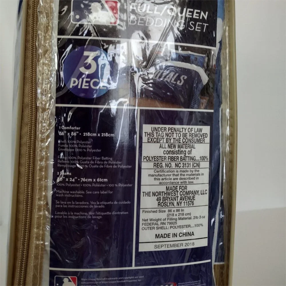 KC Royals MLB Full/Queen 3 Piece Bedding Set Comforter & Shams